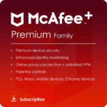 McAfee+ Premium Family 1-Year / Unlimited Devices - USA