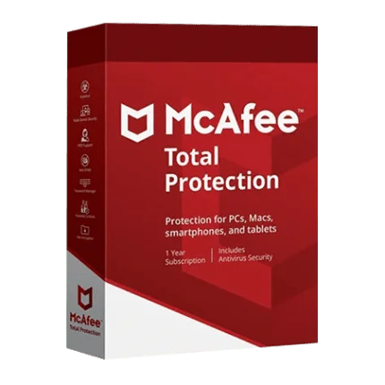 McAfee Total Protection 1-Year / 5-Devices - Europe/UK