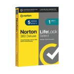 Norton 360 Deluxe with LifeLock Select 1-Year / 5-Device - USA