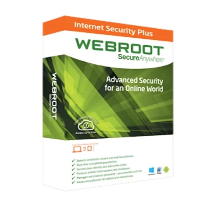 Webroot.com Webroot SecureAnywhere Internet Security Plus - 1-Year / 1-Device ...