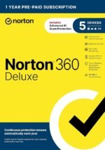 Norton 360 Deluxe with LifeLock Select 1-Year / 5-Device - USA