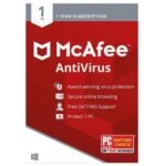 McAfee AntiVirus - 1-Year / 1-PC
