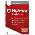 McAfee AntiVirus - 1-Year / 1-PC