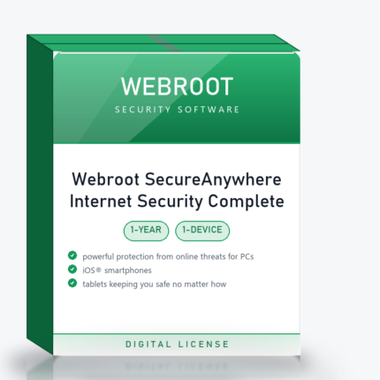 Webroot SecureAnywhere Internet Security Complete - 1-Year / 1-Device